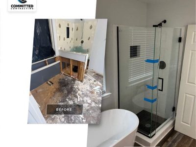 Before and After Bathroom Renovation
